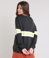 Sueter-Feminino-em-Trico-com-Listra-Decote-Redondo-Chumbo-9357971-Chumbo_2
