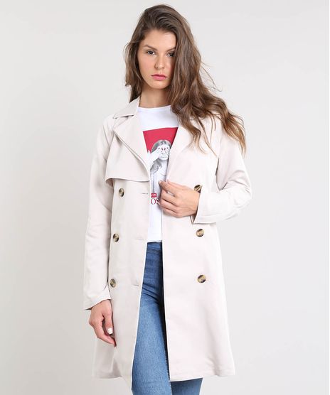 Sobretudo-Feminino-com-Botoes-e-Fivela-Bege-Claro-9360079-Bege_Claro_1