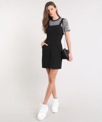 Vestido-Feminino-Curto-com-Bolsos-Alca-Media-Preto-9510204-Preto_3
