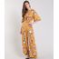 Macacao-Feminino-Estampado-Floral-com-No-Manga-Curta-Mostarda-9502001-Mostarda_1