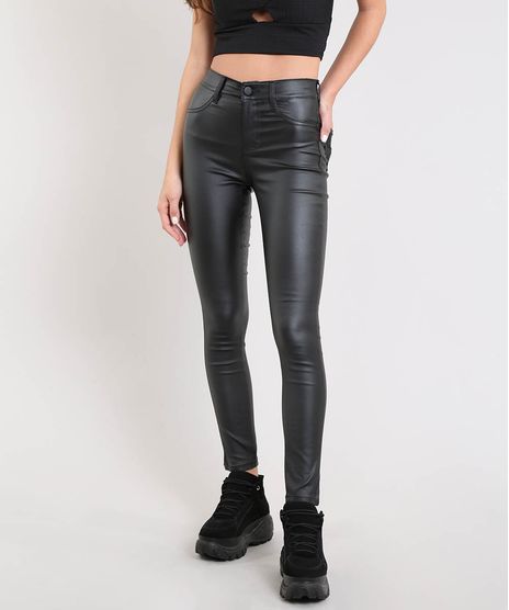 Calca-Feminina-Skinny-Sawary-Resinada-Preta-9543118-Preto_1