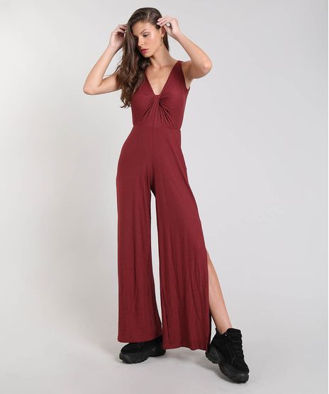Macacao-Feminino-Canelado-com-No-Alca-Larga-Rosa-Escuro-9487298-Rosa_Escuro_1