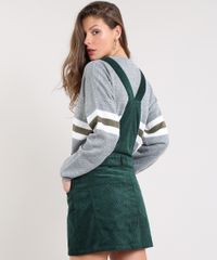 Salopete-Feminina-em-Veludo-Cotele-com-Bolsos-Verde-Escuro-9368879-Verde_Escuro_2