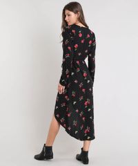 Vestido-Feminino-Midi-Envelope-Estampado-Floral-Manga-Longa-Preto-9440643-Preto_2