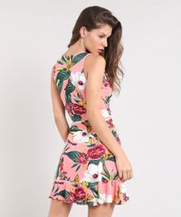 Vestido-Feminino-Curto-Transpassado-Estampado-Floral-Sem-Manga-Coral-9503768-Coral_2