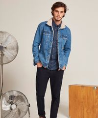 Jaqueta-Jeans-Masculina-Trucker-com-Pelo-Azul-Escuro-9449459-Azul_Escuro_3