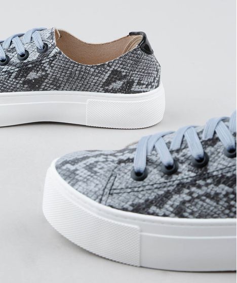 tenis animal print moleca