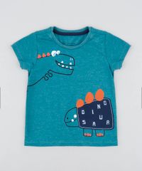 Camiseta-Infantil-com-Estampa-de-Dinossauro-Manga-Curta-Gola-Careca-Verde-9483144-Verde_1