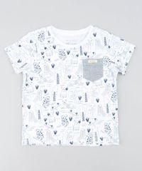 Camiseta-Infantil-Estampada-de-Animais-Manga-Curta-Gola-Careca-Branca-9449993-Branco_1