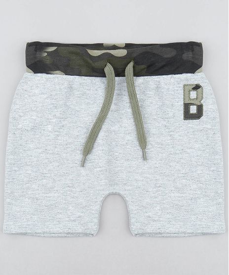 Bermuda-Infantil-Jogger-em-Moletom--Cinza-Mescla-9482768-Cinza_Mescla_1