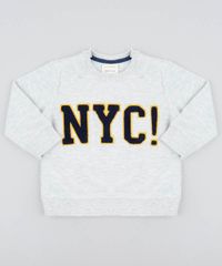 Blusao-Infantil-em-Moletom-com-Bordado--NY--Cinza-Mescla-Claro-9370819-Cinza_Mescla_Claro_1