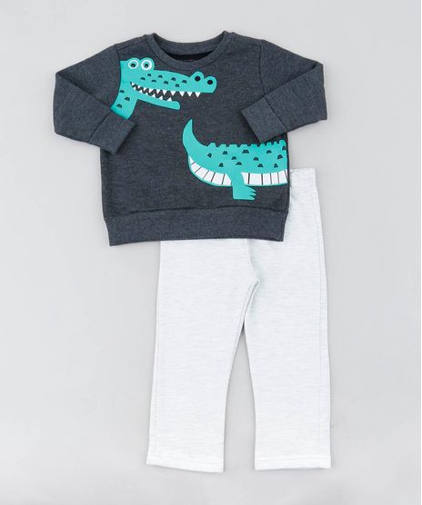 Conjunto-Infantil-Jacare-de-Blusao-Cinza-Mescla-Escuro---Calca-em-Moletom-Cinza-Mescla-Claro-9437992-Cinza_Mescla_Claro_1