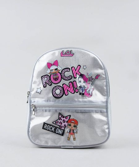 Mochila-Infantil-LOL-Surprise-com-Lurex-Prateada-9440305-Prateada_1