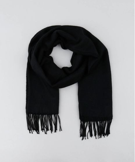 Cachecol-Feminino-com-Franjas-Preto-9398085-Preto_1