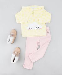 Blusao-Infantil-em-Moletom-Estampado-Estrela-com-Capuz-Amarelo-Claro-9345927-Amarelo_Claro_3