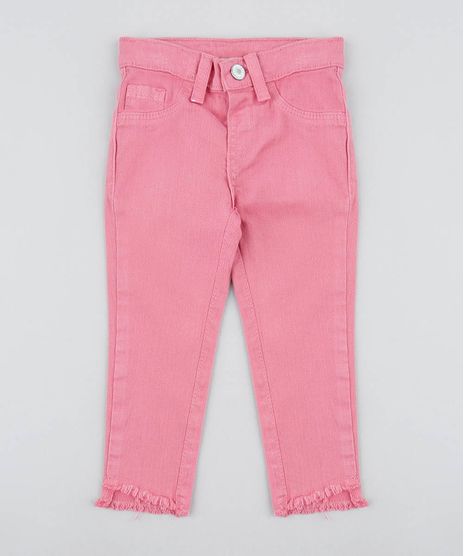 Calca-Color-Infantil-com-Barra-Desfiada-Rosa-Escuro-9419199-Rosa_Escuro_1