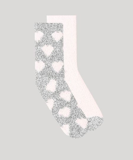 Kit-de-2-Meias-Femininas-de-Inverno-Felpudas-Multicor-9392526-Multicor_1