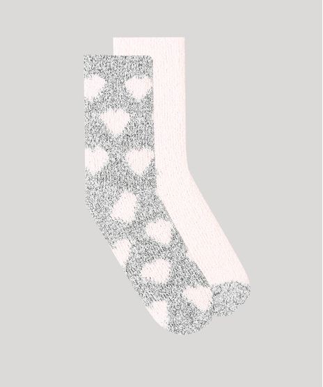 Kit-de-2-Meias-Femininas-de-Inverno-Felpudas-Multicor-9392526-Multicor_1