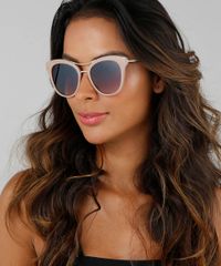 Oculos-de-Sol-Feminino-Redondo-Oneself-Bege-9542978-Bege_2