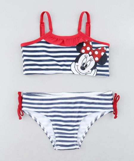 Biquini-Infantil-Minnie-Listrado-com-Babado-e-Laco-Protecao-UV50--Branco-9421494-Branco_1