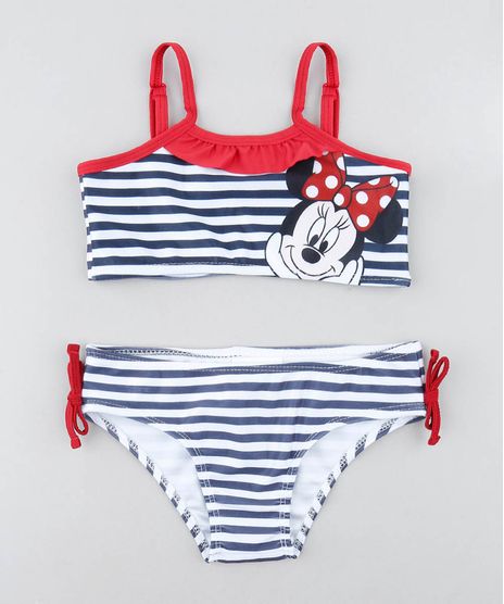Biquini-Infantil-Minnie-Listrado-com-Babado-e-Laco-Protecao-UV50--Branco-9421494-Branco_1