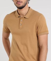 Polo-Masculina-Slim-Fit-Texturizada-Manga-Curta-Caramelo-9326298-Caramelo_4