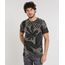 Camiseta-Masculina-Slim-Fit-Estampada-de-Folhagem-Manga-Curta-Gola-Careca-Verde-Militar-9456203-Verde_Militar_1