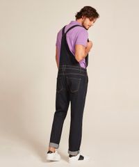 Macacao-Jeans-Masculino-Slim-com-Bolsos-Azul-Escuro-9450249-Azul_Escuro_2 Macacao-Jeans-Masculino-Slim-com-Bolsos-Azul-Escuro-9450249-Azul_Escuro_2