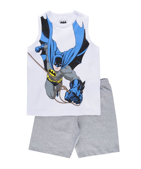 Conjunto-de-Regata-Branca---Bermuda-Batman-Cinza-Mescla-8484287-Cinza_Mescla_1