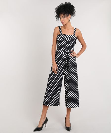 Macacao-Feminino-Pantacourt-Estampado-de-Poa-com-Faixa-de-Amarrar-Preto-9444548-Preto_1 Macacao-Feminino-Pantacourt-Estampado-de-Poa-com-Faixa-de-Amarrar-Preto-9444548-Preto_1