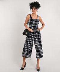 Macacao-Feminino-Pantacourt-Estampado-de-Poa-com-Faixa-de-Amarrar-Preto-9444548-Preto_3