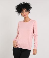 Sueter-Feminino-em-Trico-com-Strass-Rose-9425752-Rose_1