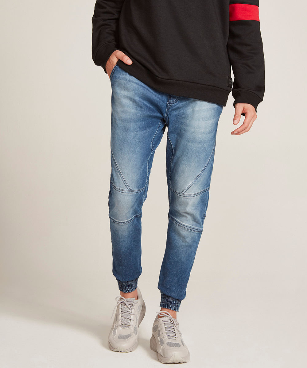 calca jeans masculina jogger