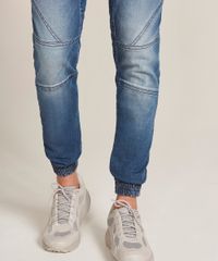 Calca-Jeans-Masculina-Jogger-com-Cordao-Azul-Medio-9529457-Azul_Medio_4