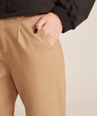 Calca-de-Sarja-Feminina-Jogger-com-Bolsos-Kaki-9453697-Kaki_4