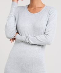Sueter-Feminino-em-Trico-Manga-Longa-Gola-Redonda-Cinza-Mescla-Claro-8465830-Cinza_Mescla_Claro_4