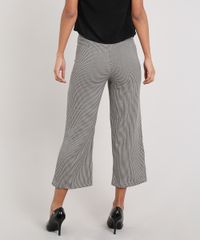 Calca-Feminina-Reta-Estampada-Xadrez-com-Bolsos--Kaki-9434344-Kaki_2