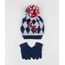 Kit-de-Gorro-Infantil-Estampado-com-Pompom---Luva-em-Trico-Azul-Marinho-9369100-Azul_Marinho_1