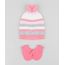Kit-de-Gorro-Infantil-Listrado-com-Pompom---Luva-em-trico-Rosa-9361076-Rosa_1