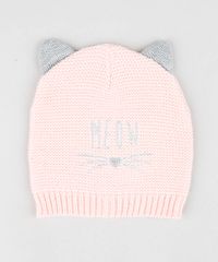 Kit-de-Gorro-Infantil-com-Bordado---Luva-em-Trico-Rosa-9361523-Rosa_3