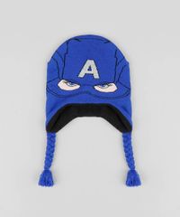 Kit-de-Gorro-Infantil-Capitao-America---Luvas-em-Trico-Azul-Royal-9361018-Azul_Royal_3