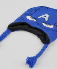 Kit-de-Gorro-Infantil-Capitao-America---Luvas-em-Trico-Azul-Royal-9361018-Azul_Royal_4