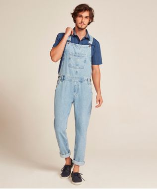 Macacao-Jeans-Masculino-Slim-com-Bolsos-Azul-Medio-9450248-Azul_Medio_1