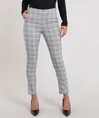 Calca-Feminina-Skinny-Estampada-Xadrez-Cinza-Mescla-9421125-Cinza_Mescla_1