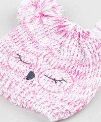 Kit-de-Gorro-Infantil-com-Pompom---Luva-em-Trico-Rosa-9361520-Rosa_4