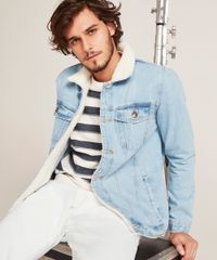 Jaqueta-Jeans-Masculina-Trucker-com-Pelo-Azul-Claro-9449458-Azul_Claro_3 Jaqueta-Jeans-Masculina-Trucker-com-Pelo-Azul-Claro-9449458-Azul_Claro_3