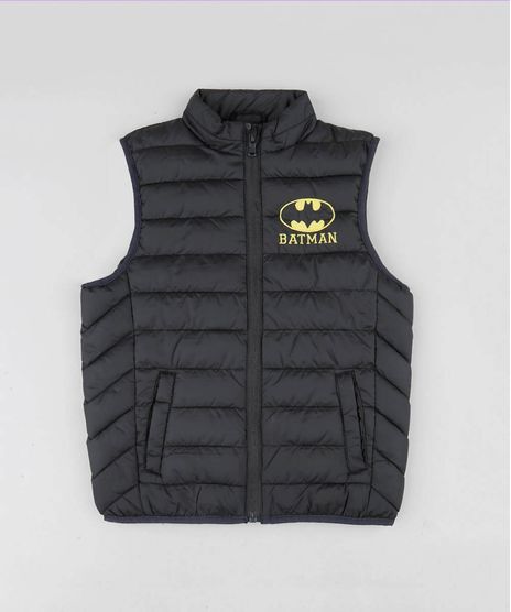 Colete-Infantil-Puffer-Batman-com-Bolsos-Preto-9348604-Preto_1