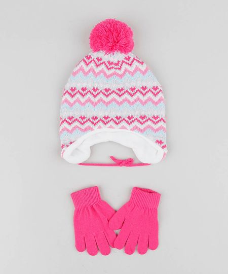 Kit-de-Gorro-Infantil-Estampado-Zigue-Zague-com-Pompom---Luva-em-Trico-Rosa-9361521-Rosa_1 Kit-de-Gorro-Infantil-Estampado-Zigue-Zague-com-Pompom---Luva-em-Trico-Rosa-9361521-Rosa_1
