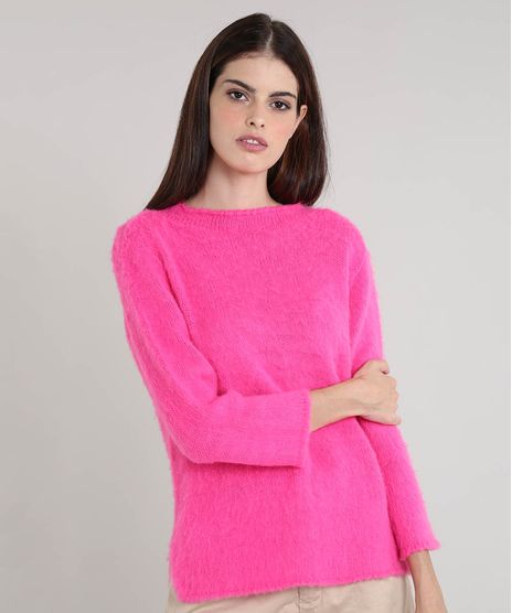 Sueter-Feminino-Mindset-em-Trico-Felpado-Rosa-Neon-9560334-Rosa_Neon_1