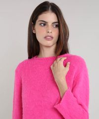 Sueter-Feminino-Mindset-em-Trico-Felpado-Rosa-Neon-9560334-Rosa_Neon_4
